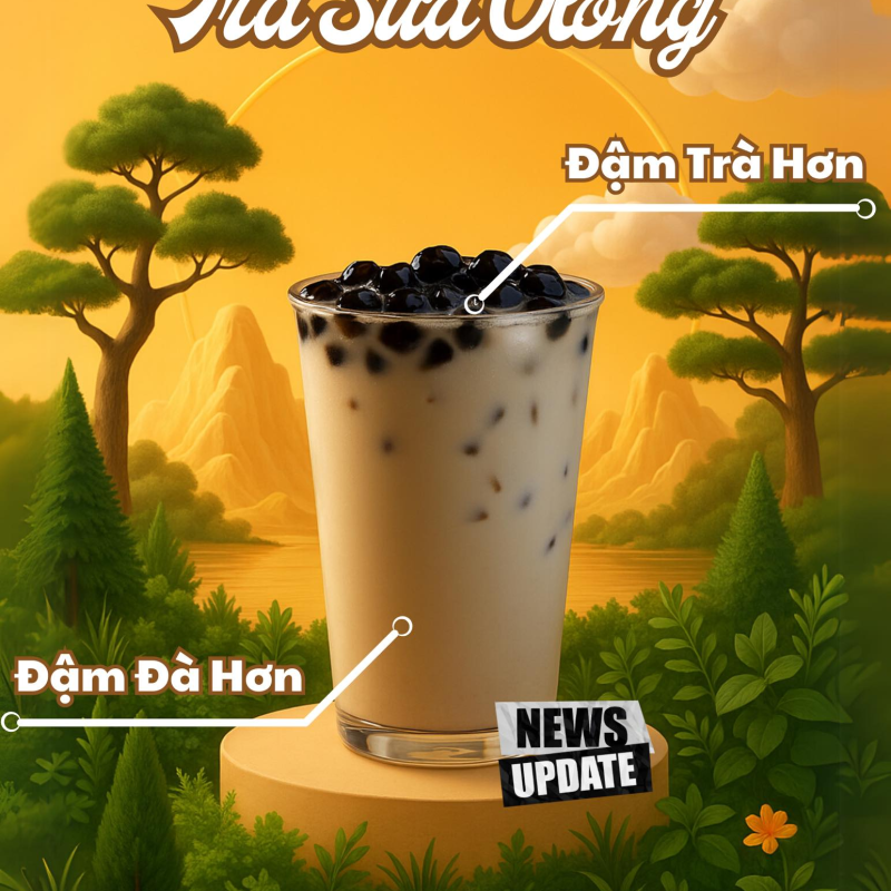 Trà sữa Olong đặc sản